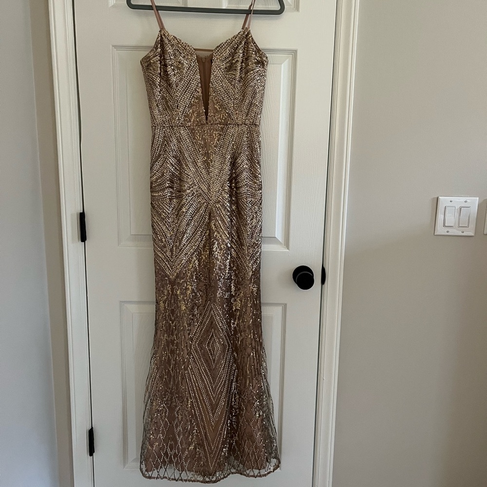 DRESS THE POPULATION • sequin dress
